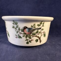Portmeirion Birds of Britain souffle bakje Ø 8 cm hoog 4 cm (Roodborst)