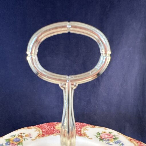 Royal Albert Lady Carlyle etagere 2 laags hoog 35 cm Ø 26, 20,5 cm - Afbeelding 3