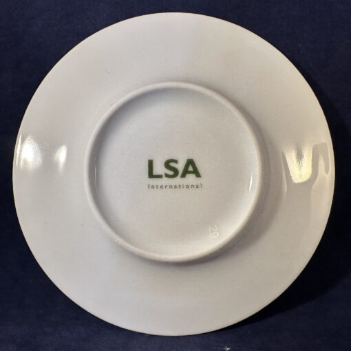 LSA set van 8 porseleinen koffiekop en schotels wit/goud Ø 5,2 cm hoog 5,7 cm. - Afbeelding 2