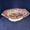 Copeland Spode's 'Rhine' rechte schaal op voet Ø 31 x 24 cm. hoog 8 cm.