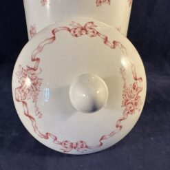 Laura Ashley 'Ribbons' dekselpot hoog 17 cm. Ø 12 cm. - Afbeelding 3