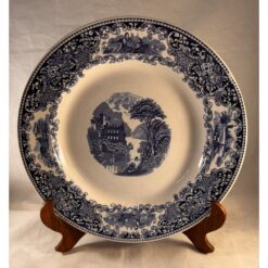 Petrus Regout Castillo blauw groot bord