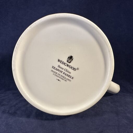 Wedgwood 'Teapot Panels' beker/mok met oor Ø 8 cm, hoog 8 cm - Afbeelding 4