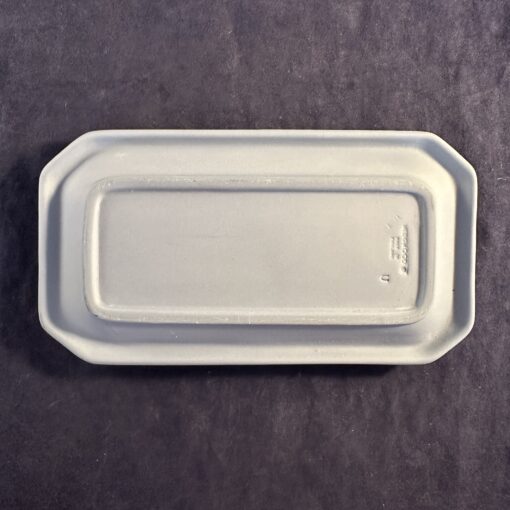 Wedgwood Jasperware lichtblauw recht schaaltje met Amor 15 x 8 cm - Afbeelding 3