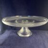 Glazen taartplateau hoog 12 cm Ø 30 cm