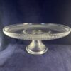 Glazen taartplateau hoog 12 cm Ø 30 cm