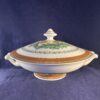 Haviland &Co Limoges Chrysantheme' dekschaal, hoog 12 cm. Ø 21,4 cm.