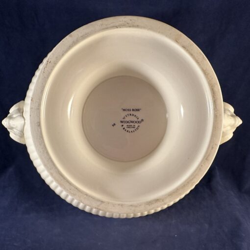 Wedgwood Moss Rose grote dekschaal met deksel, hoog 16 cm Ø 20,5 cm. - Afbeelding 5