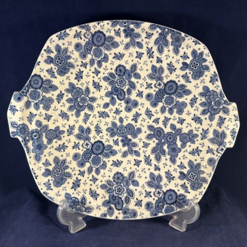 Societe Ceramique Beatrix blauw gebakschaal vierkant Ø 25 x 29 cm