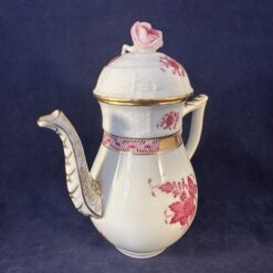 Herend Apponyi roze kleine koffiepot hoog 15,5 cm 614AP