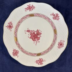 Herend decor Apponyi roze dessert/ontbijtbord Ø 20,5 cm nr. 519