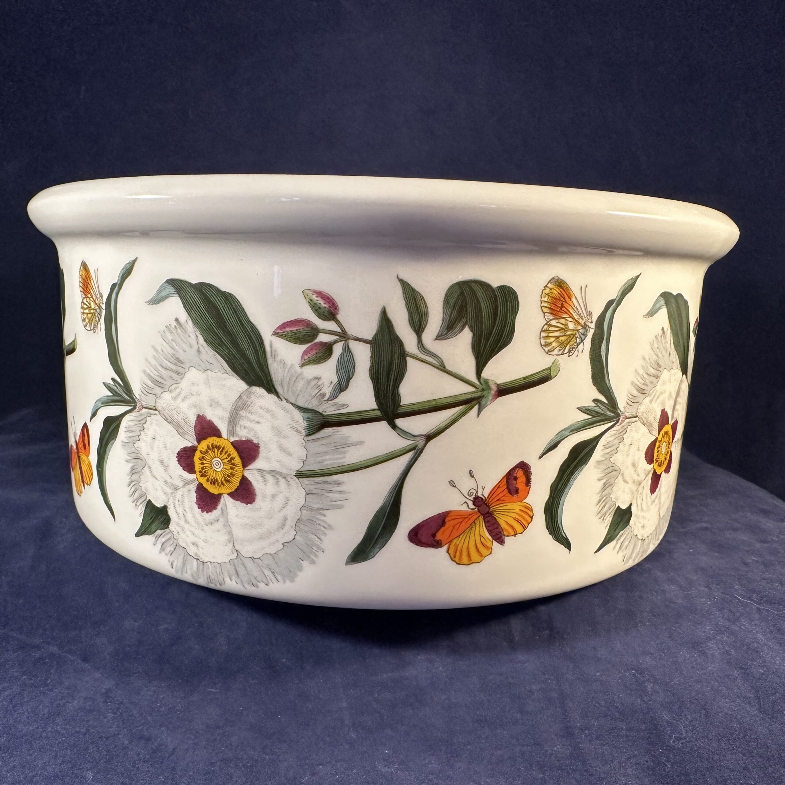 Portmeirion Botanic Garden rechte schaal 'Cistus Ladaniferus', Ø 19,5 cm, hoog 9 cm