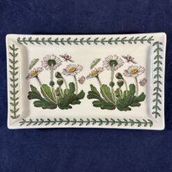 Portmeirion Botanic Garden rechthoekig schaaltje 'Daisy' 18 x 10,7 cm.