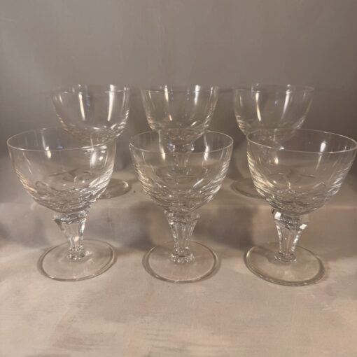 Set van 6 portglazen Kristalunie Maastricht "Bernina"