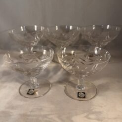 Set van 5 coupes Kristalunie Maastricht 