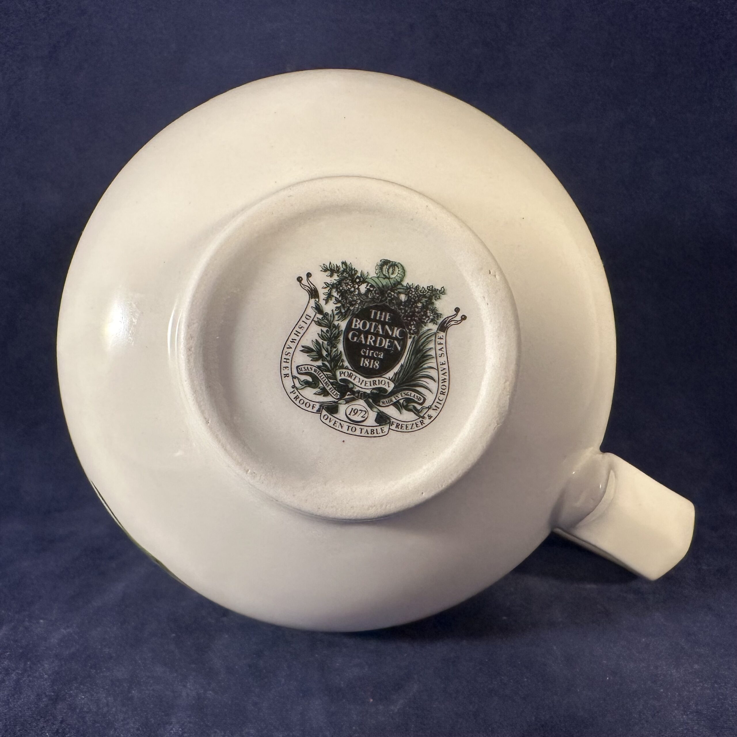 Portmeirion Botanic Garden theekop en schotel Ø kop 7,2 cm hoog 6 cm, ‘Lepidotum Rhododendron’ - Afbeelding 4