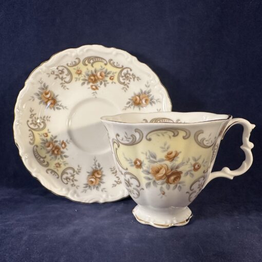 Royal Albert 'September song' herenkop en schotel Ø kop 9 cm hoog 7,4 cm, Avon shape - Afbeelding 4