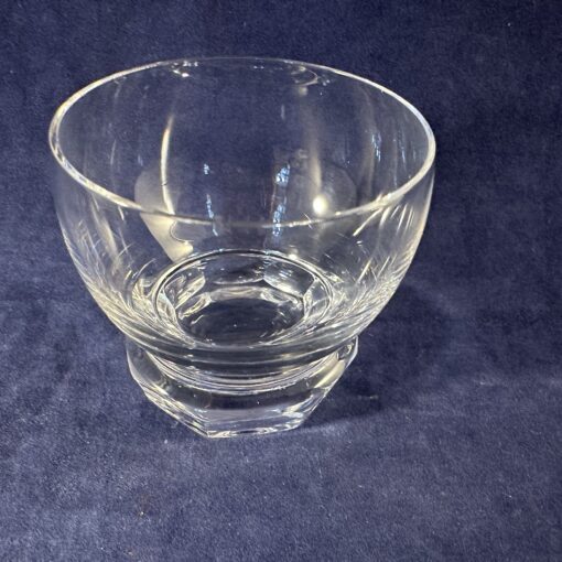 Kristallen borrelglas ''Rumba'', ontworpen door A.D. Copier voor Glasfabriek Leerdam, hoog 5,4 cm Ø 5,5 cm. - Afbeelding 2