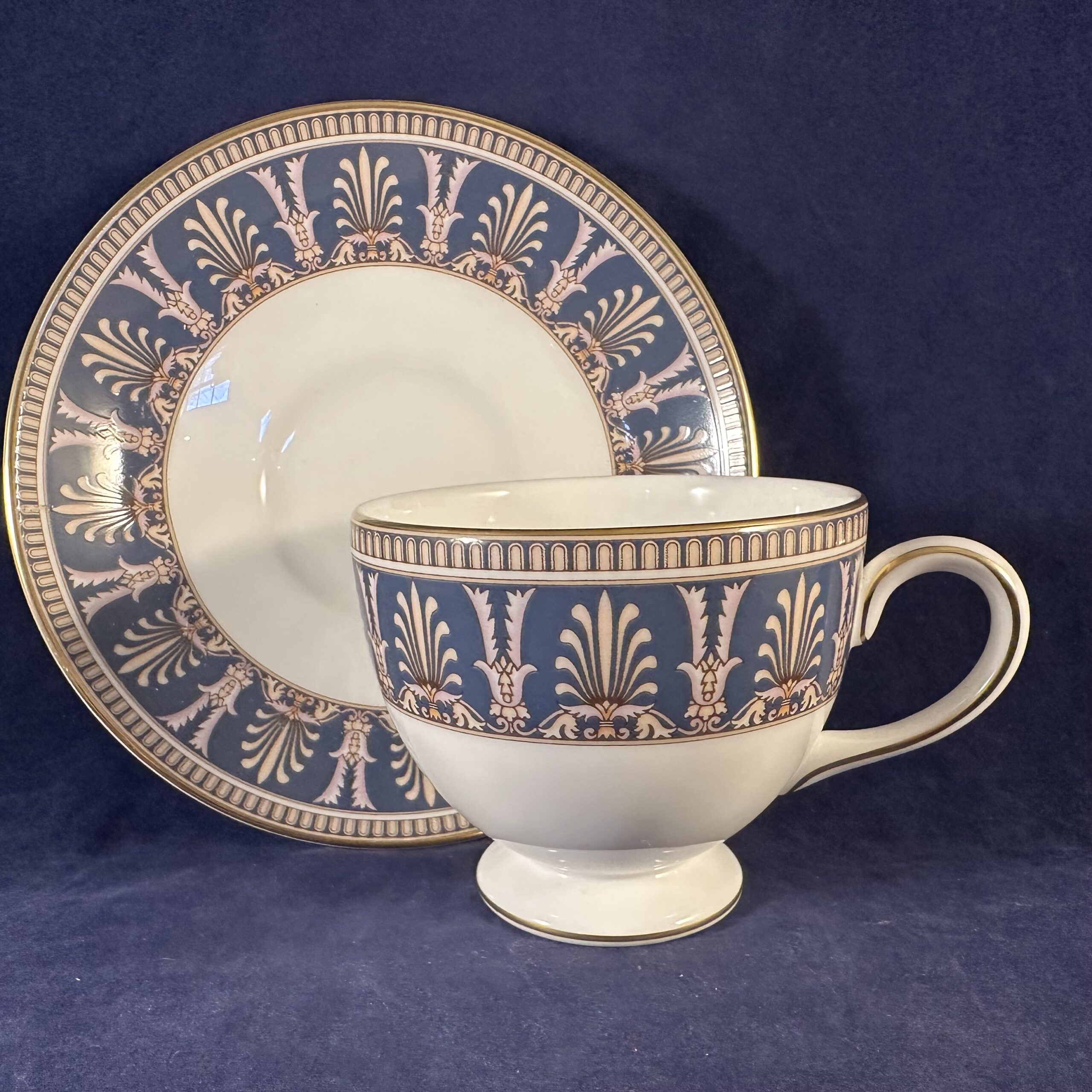 Wedgwood 'Beresford' kop met schotel Ø kop 8,4 cm hoog 7 cm - Afbeelding 3