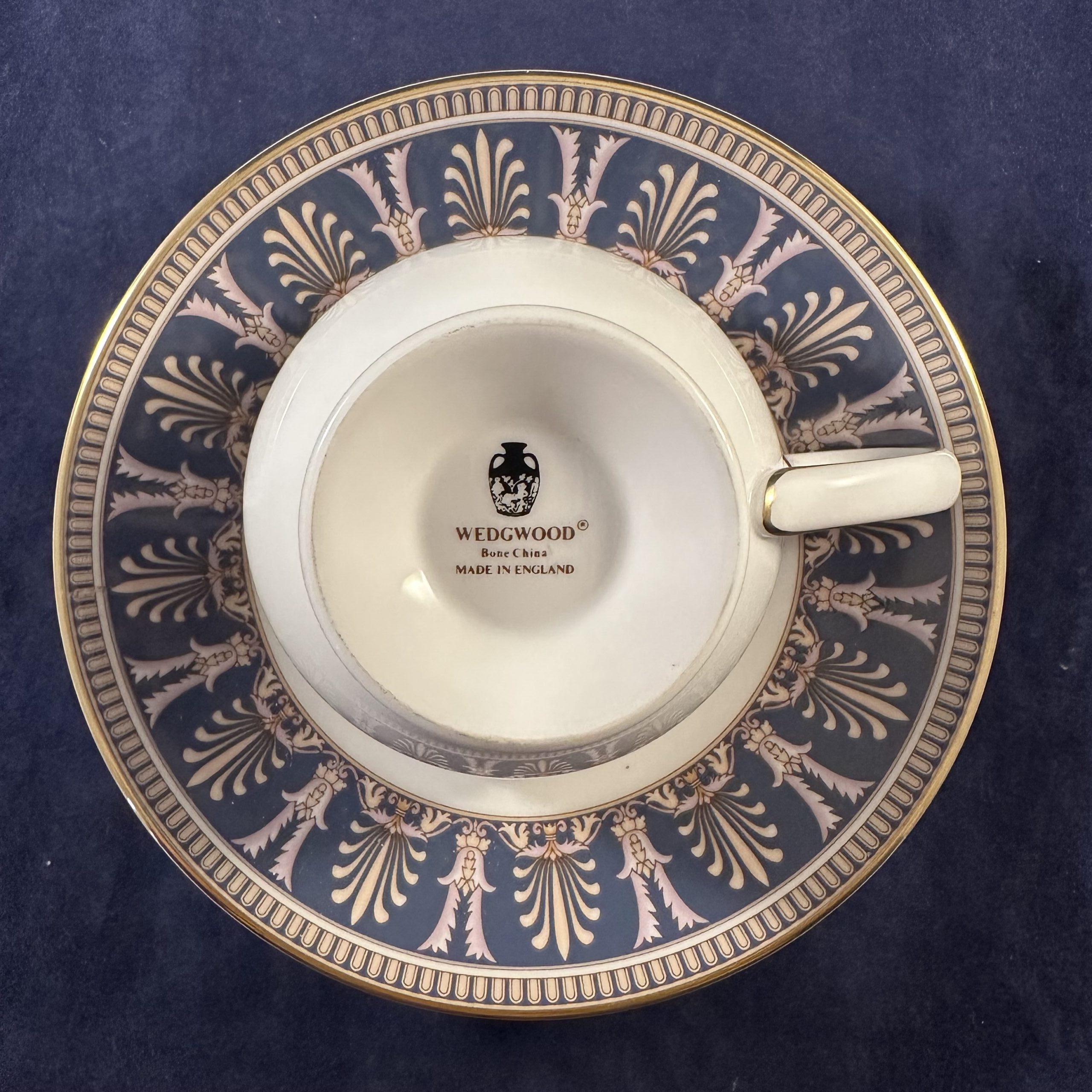 Wedgwood 'Beresford' kop met schotel Ø kop 8,4 cm hoog 7 cm - Afbeelding 4