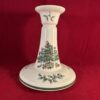 Spode 'Christmas tree' kandelaar, hoog 14 cm Ø 12,3 cm,  Made in England