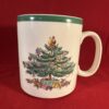 Spode 'Christmas tree' mok, hoogte 8,5 cm Ø 7,7 cm,  Made in England