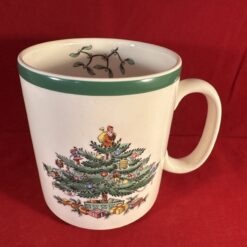 Spode 'Christmas tree' mok, hoogte 8,5 cm Ø 7,7 cm, Made in England - Afbeelding 2