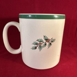 Spode 'Christmas tree' mok, hoogte 8,5 cm Ø 7,7 cm, Made in England - Afbeelding 3