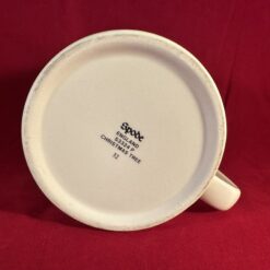 Spode 'Christmas tree' mok, hoogte 8,5 cm Ø 7,7 cm, Made in England - Afbeelding 4