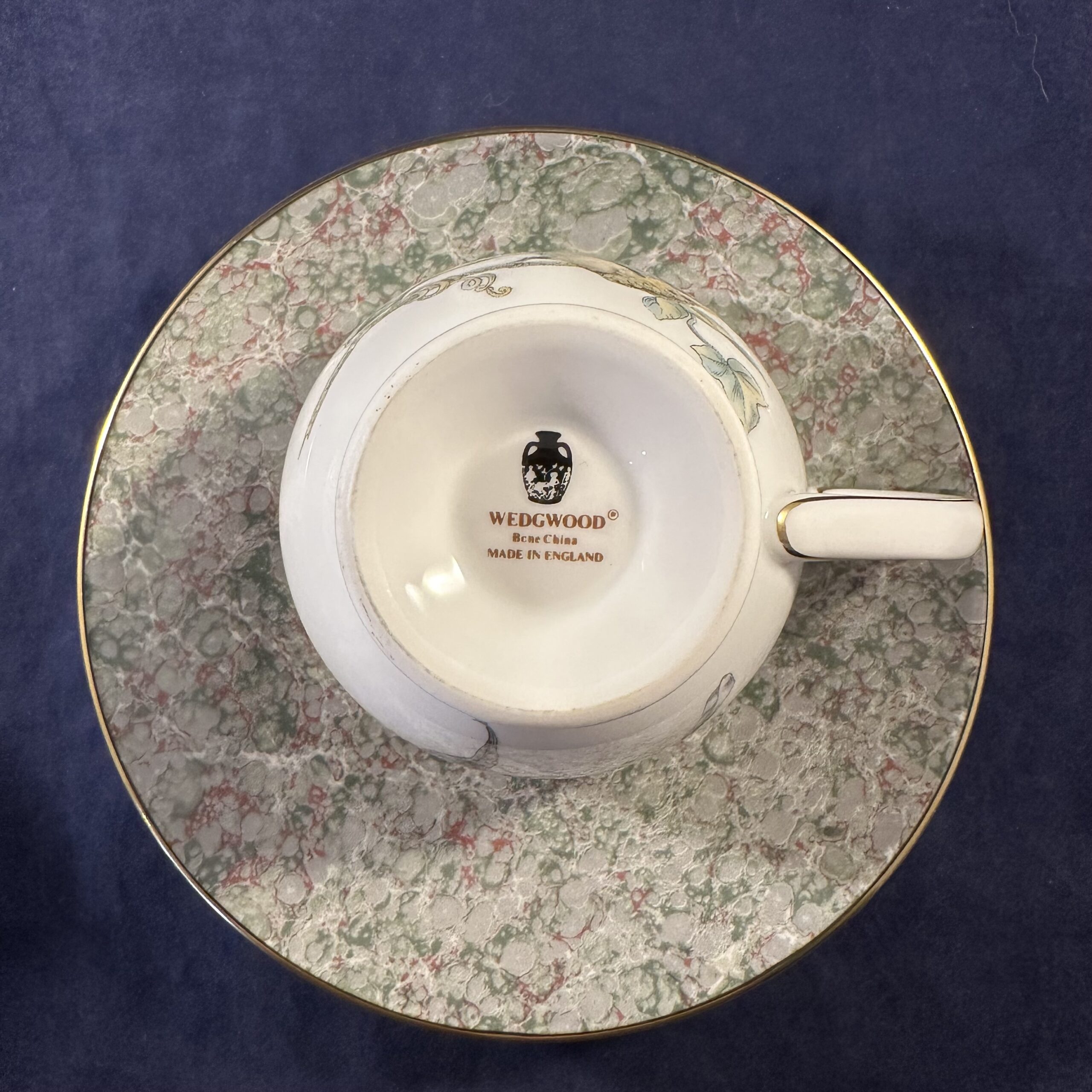 Wedgwood 'Humming Birds' kop met schotel Ø kop 8,4 cm hoog 6,9 cm - Afbeelding 4