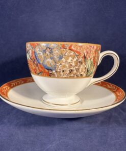 Wedgwood Bicentenary Celebration 'Augustus' kop met schotel Ø kop 8,4 cm hoog 6,9 cm