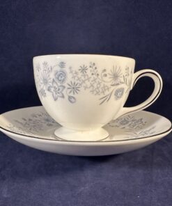 Wedgwood 'Belle Fleur' kop met schotel Ø kop 8,4 cm hoog 6,9 cm