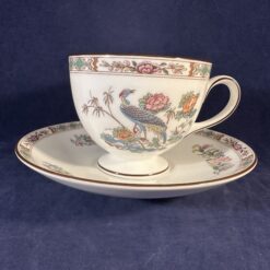 Wedgwood 'Kutani Crane' kop met schotel Ø kop 8,4 cm hoog 6,9 cm