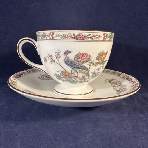 Wedgwood 'Kutani Crane' kop met schotel Ø kop 8,4 cm hoog 6,9 cm - Afbeelding 2