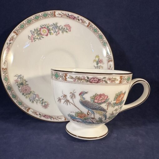 Wedgwood 'Kutani Crane' kop met schotel Ø kop 8,4 cm hoog 6,9 cm - Afbeelding 3