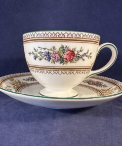 Wedgwood 'Columbia sage' kop met schotel Ø kop 8,4 cm hoog 6,9 cm