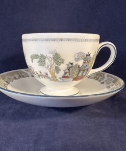 Wedgwood 'Chinese legend' kop met schotel Ø kop 8,4 cm hoog 6,9 cm