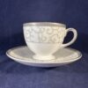 Wedgwood 'Celestial Platinum' kop met schotel Ø kop 8,4 cm hoog 6,9 cm