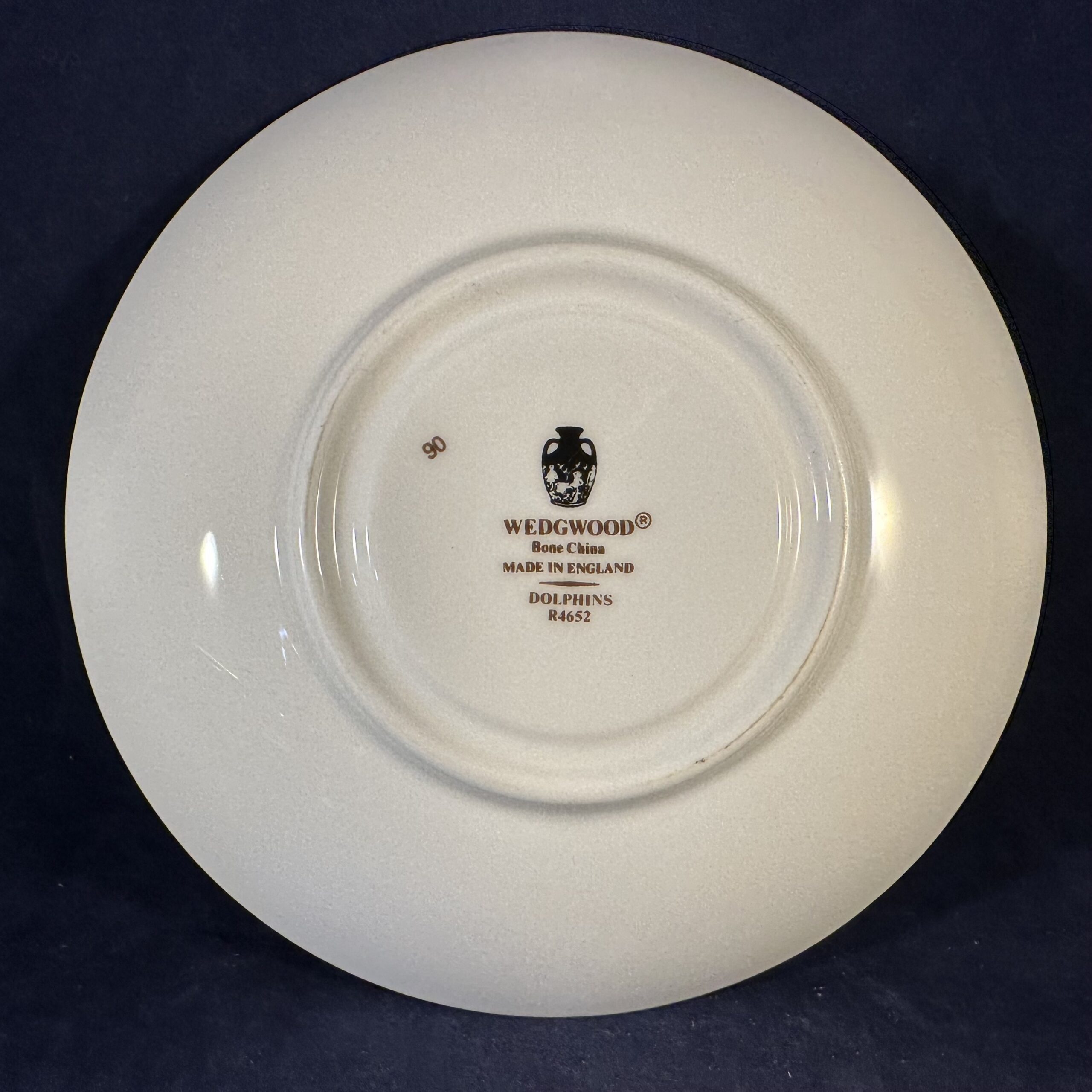 Wedgwood 'Dolphins' kop met schotel Ø kop 8,4 cm hoog 6,9 cm - Afbeelding 3