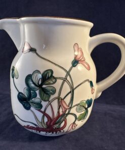 Villeroy en Boch 'Botanica' roomkannetje, hoog 9 cm, Oxalis acetosella (roze)