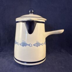 Stroopkannnetje van Siroopfabriek De Baarsjes Amsterdam, Goedewaagen Gouda.Hoog 14 cm