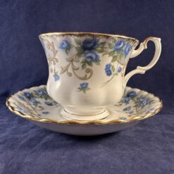 Royal Albert 'Sheraton series' 'Angela' herenkop en schotel Ø kop 9 cm hoog 7,4 cm