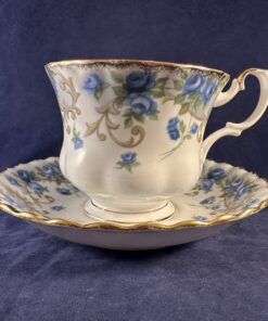 Royal Albert 'Sheraton series' 'Angela' herenkop en schotel Ø kop 9 cm hoog 7,4 cm