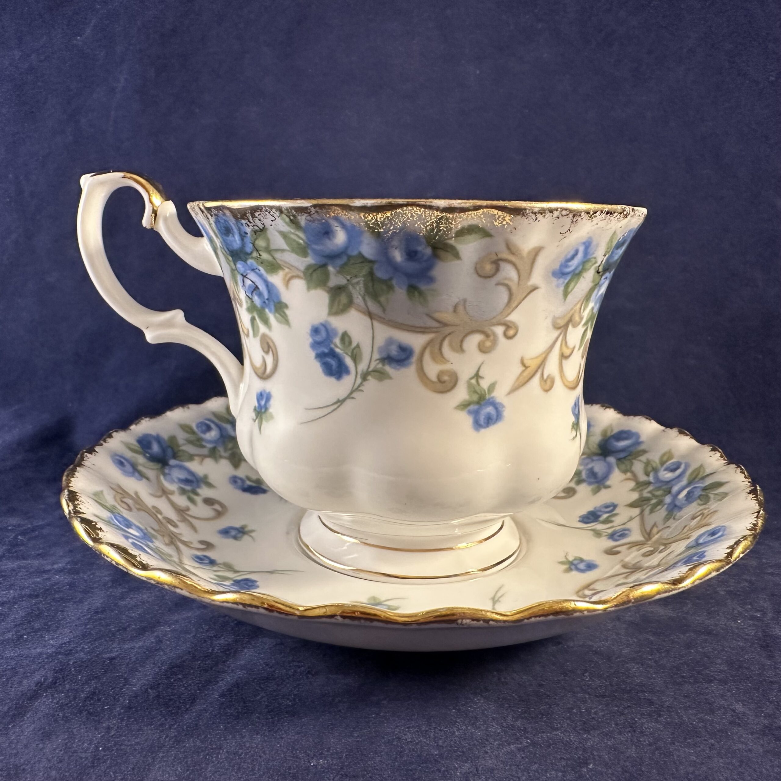Royal Albert 'Sheraton series' 'Angela' herenkop en schotel Ø kop 9 cm hoog 7,4 cm - Afbeelding 2