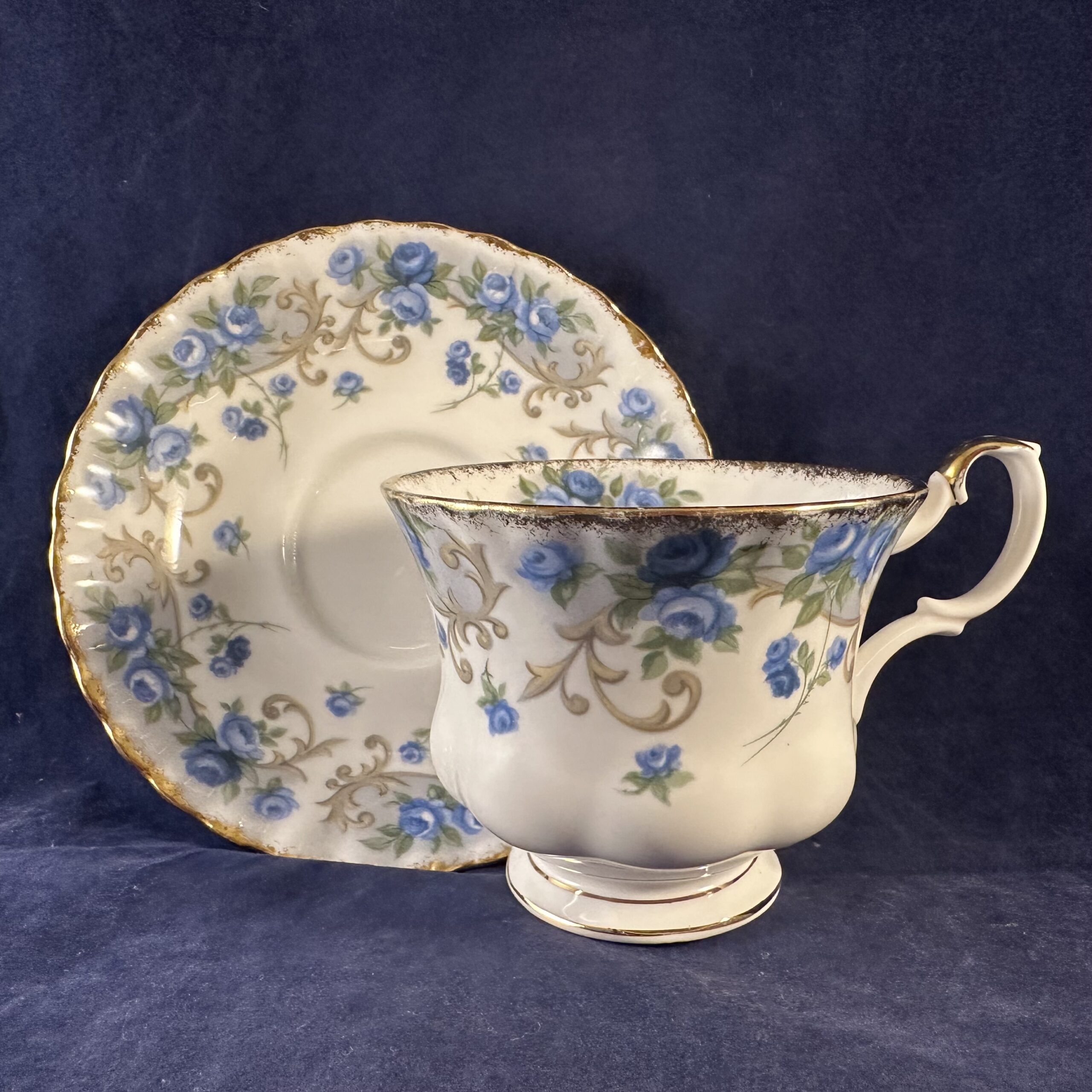Royal Albert 'Sheraton series' 'Angela' herenkop en schotel Ø kop 9 cm hoog 7,4 cm - Afbeelding 3
