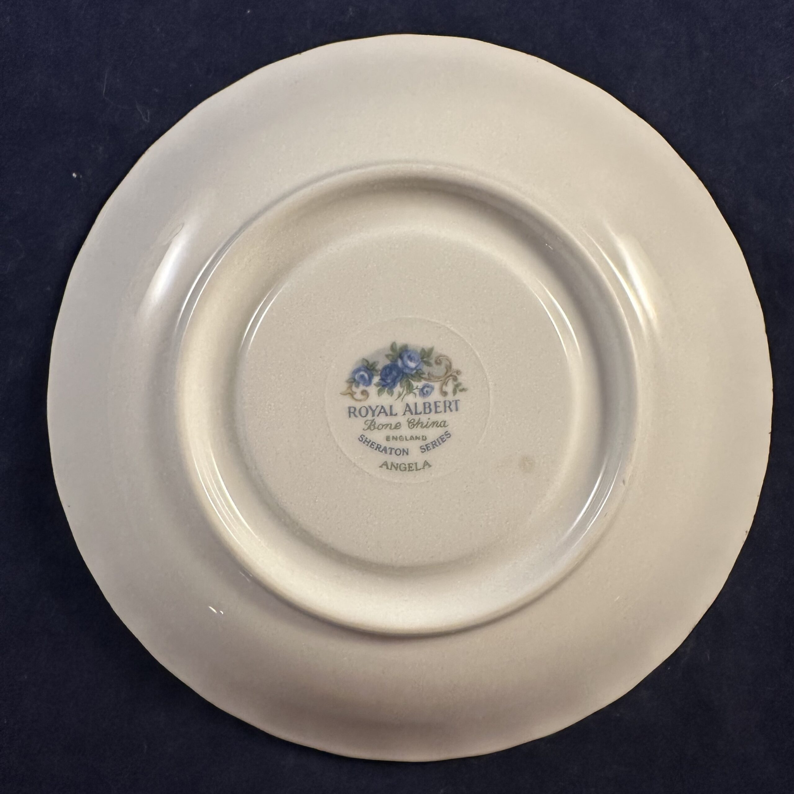 Royal Albert 'Sheraton series' 'Angela' herenkop en schotel Ø kop 9 cm hoog 7,4 cm - Afbeelding 4