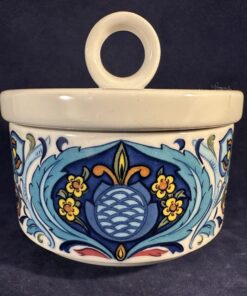 Villeroy en Boch 'Izmir' grote suikerpot met deksel Ø 8,7 hoog 9,5 cm
