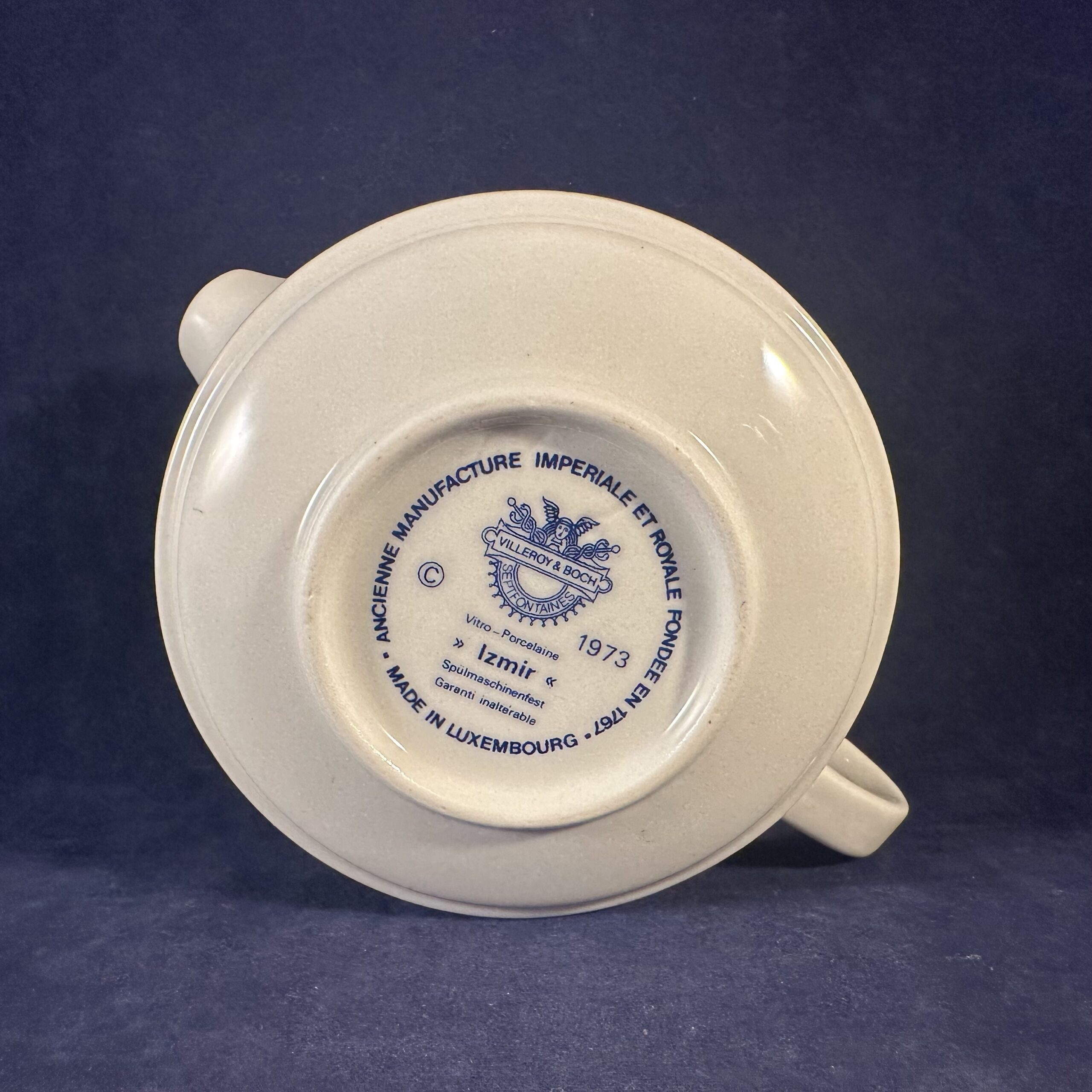 Villeroy en Boch 'Izmir' roomkannetje Ø 9 cm., 5 cm hoog. - Afbeelding 3