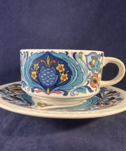 Villeroy en Boch 'Izmir' theekop en schotel Ø 8,7 cm hoog 5,5 cm