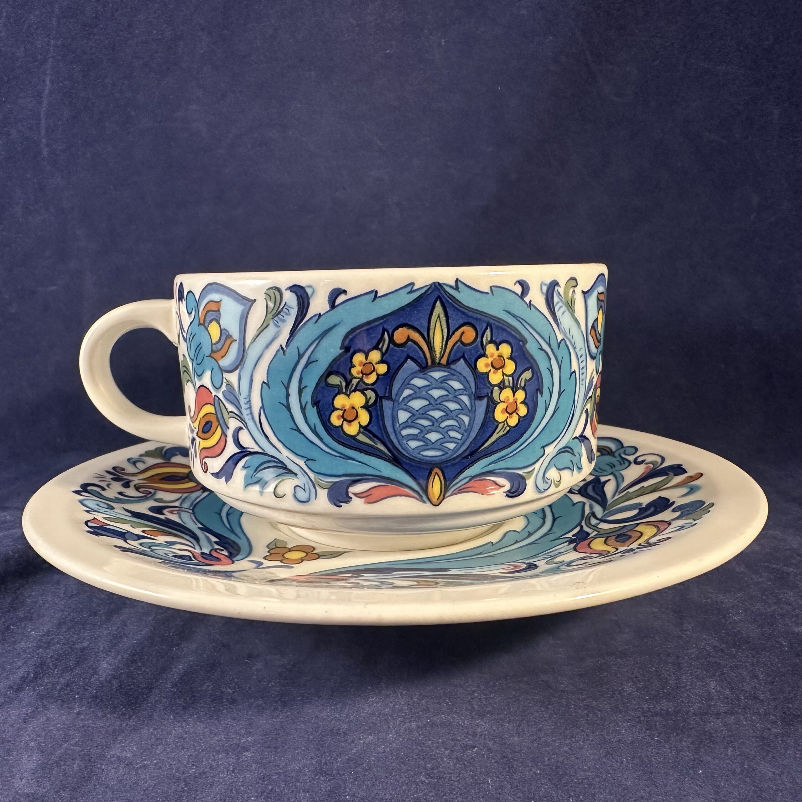 Villeroy en Boch 'Izmir' theekop en schotel Ø 8,7 cm hoog 5,5 cm - Afbeelding 2